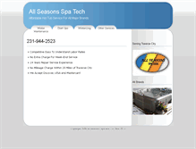 Tablet Screenshot of allseasonsspa.net